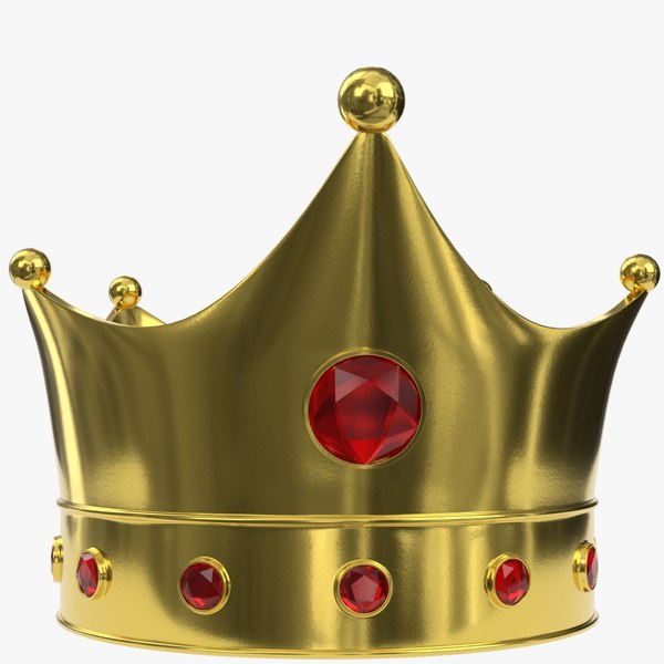 3D model Gold crown 15