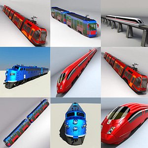 tram set ice 3d max