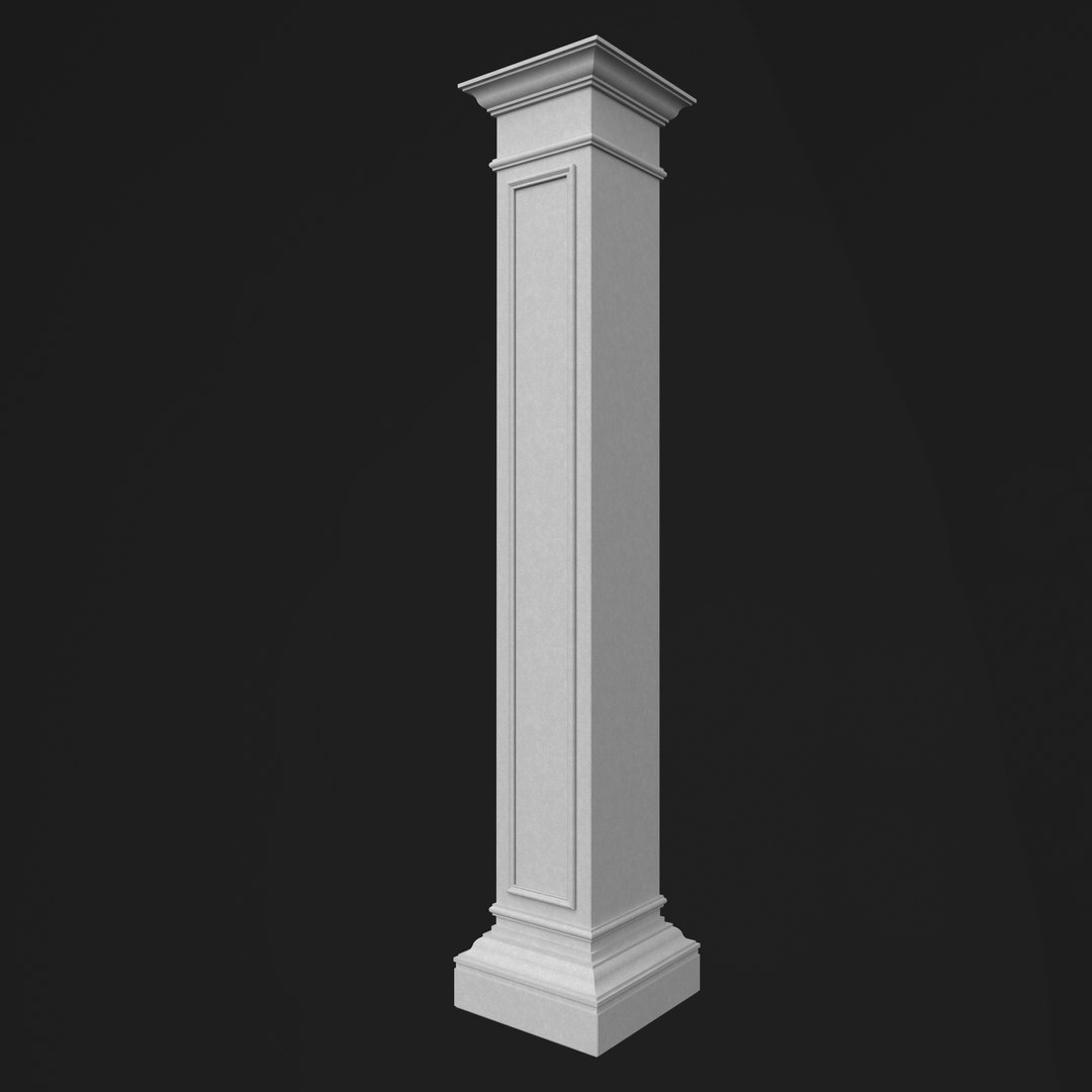 Column Decorative 18 Model - TurboSquid 2400643
