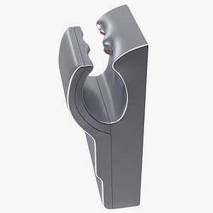 3D velocity vertical hand dryer