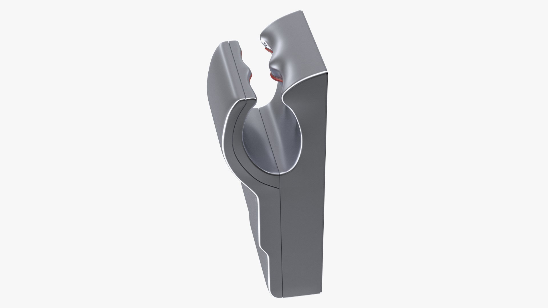High Velocity Vertical Hand Dryer 3D model preview
