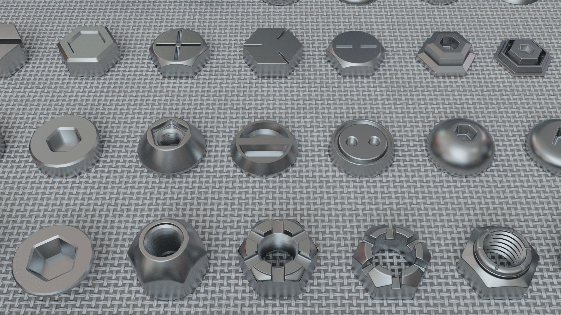 Bolts Collection - 108 pieces model https://p.turbosquid.com/ts-thumb/ui/6UJHzW/4t/image_7/jpg/1634031066/1920x1080/fit_q87/5c2d532e8b9c227da5bb589ec5b63f71ca6e359f/image_7.jpg