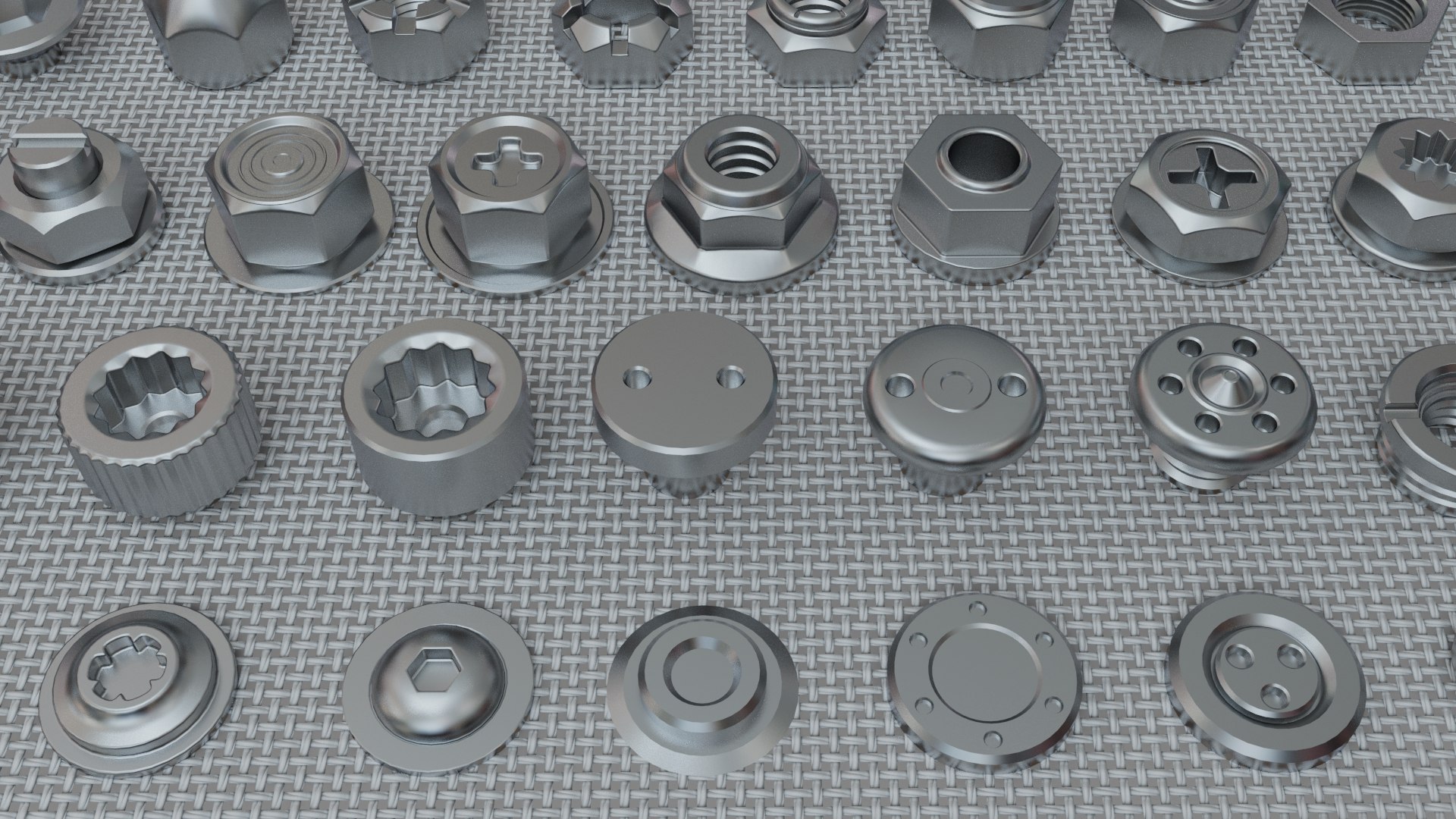 Bolts Collection - 108 pieces model https://p.turbosquid.com/ts-thumb/ui/6UJHzW/B4/image_4/jpg/1634031063/1920x1080/fit_q87/304e9e7f5f30cedc5d161078c65cd9a4f24cd41e/image_4.jpg