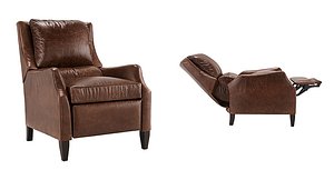 3D leather recliner