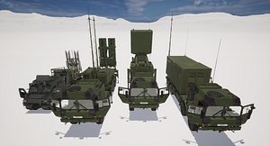 Rigged IRIS-T Defence System