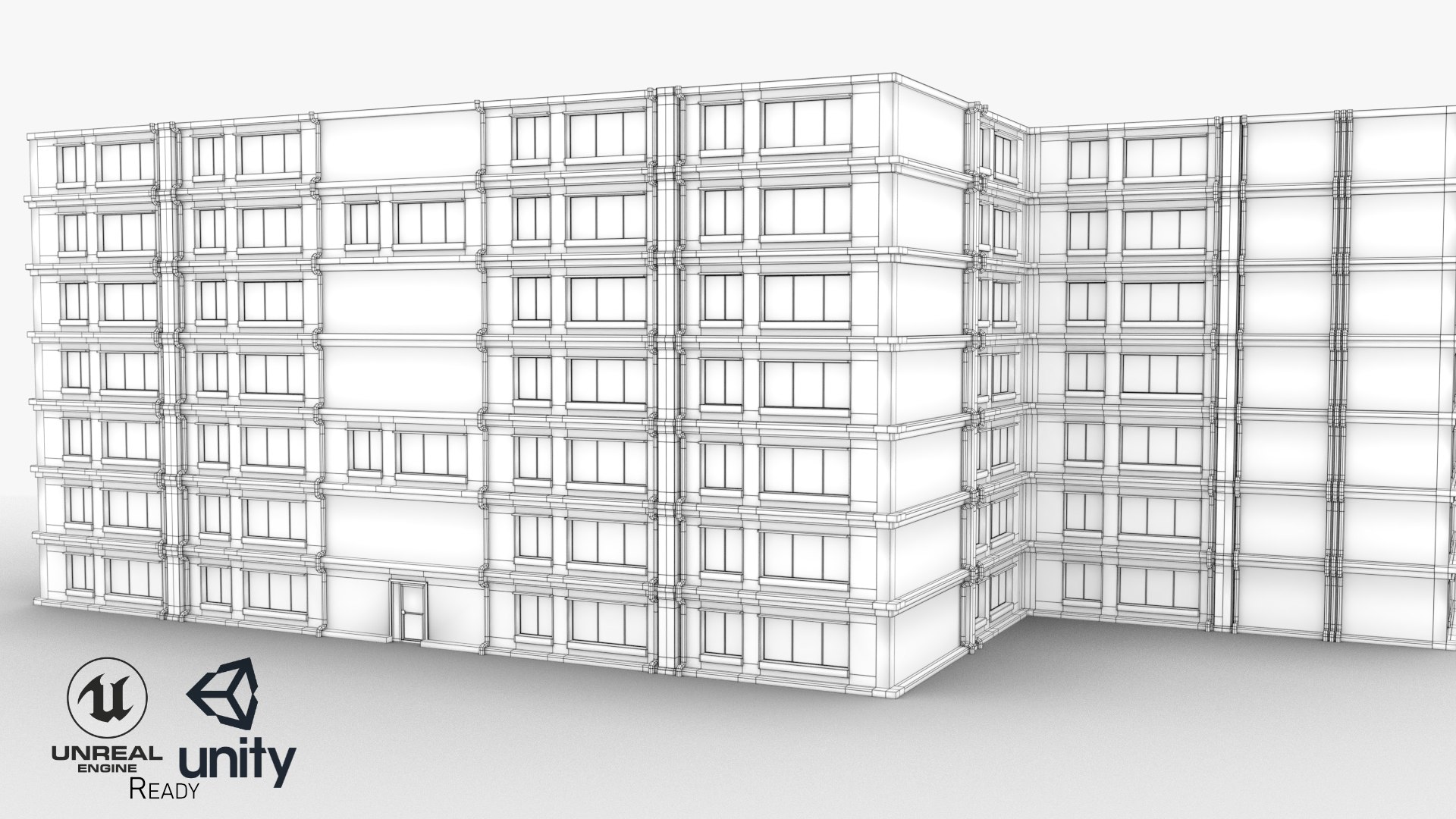 Set Building Asset Unity Model - TurboSquid 1306222