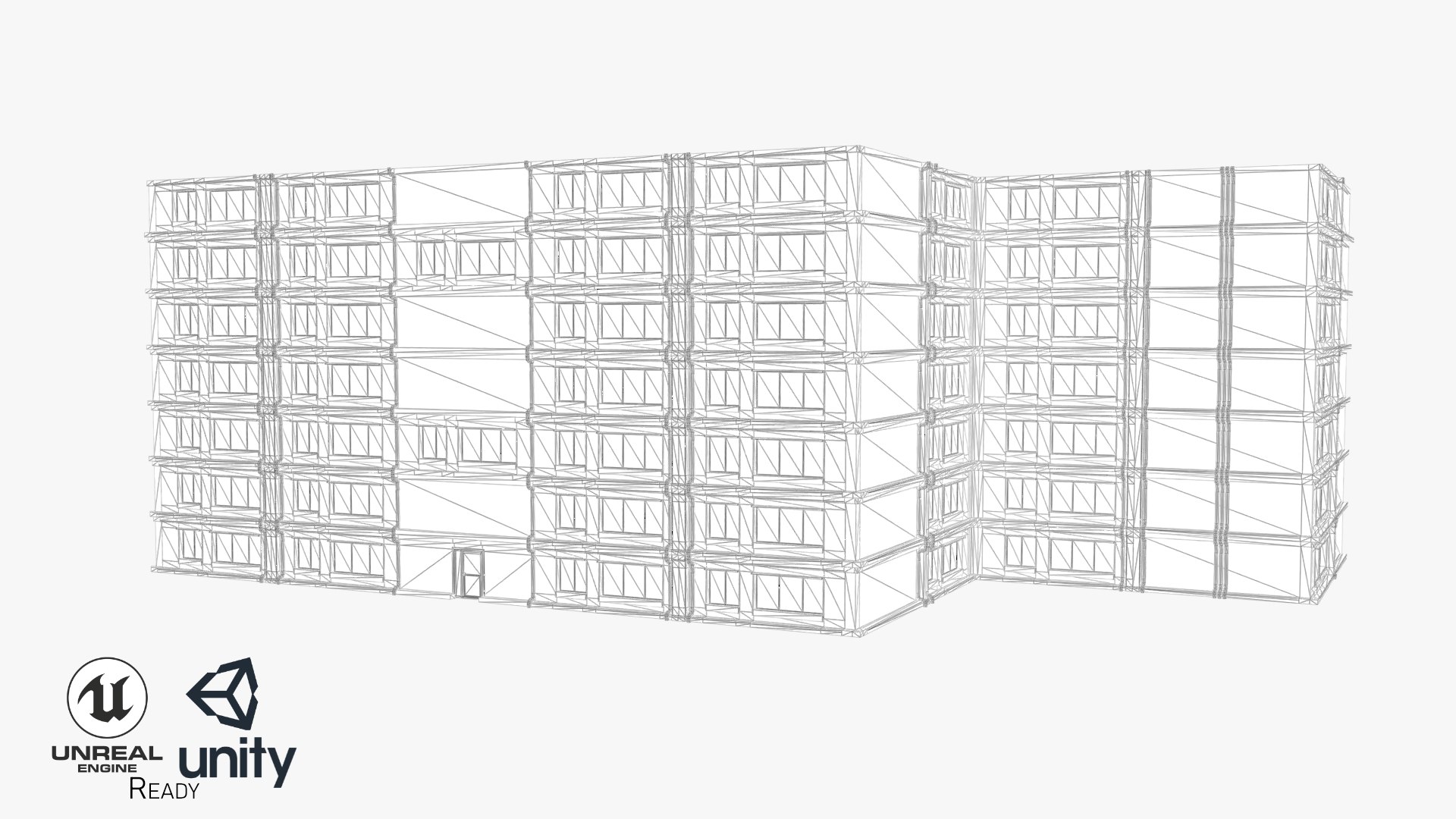 Set Building Asset Unity Model - TurboSquid 1306222