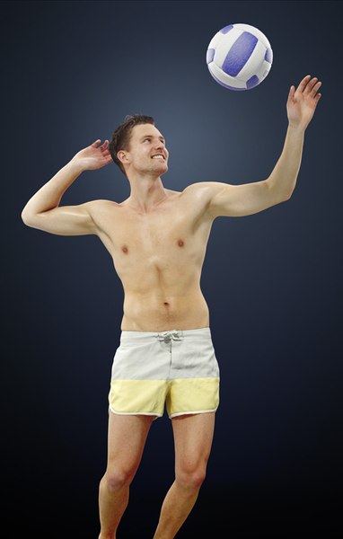 3D foreground characters people model