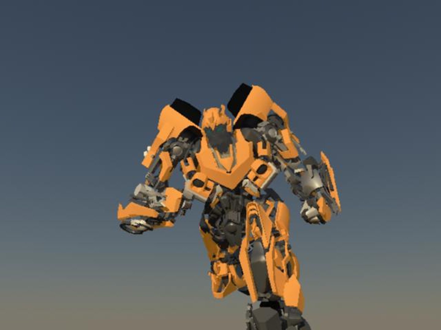 3d Model Bumblebee Transformers