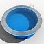 3d garden swimming pool model