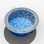 3d garden swimming pool model