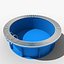 3d garden swimming pool model