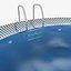 3d garden swimming pool model