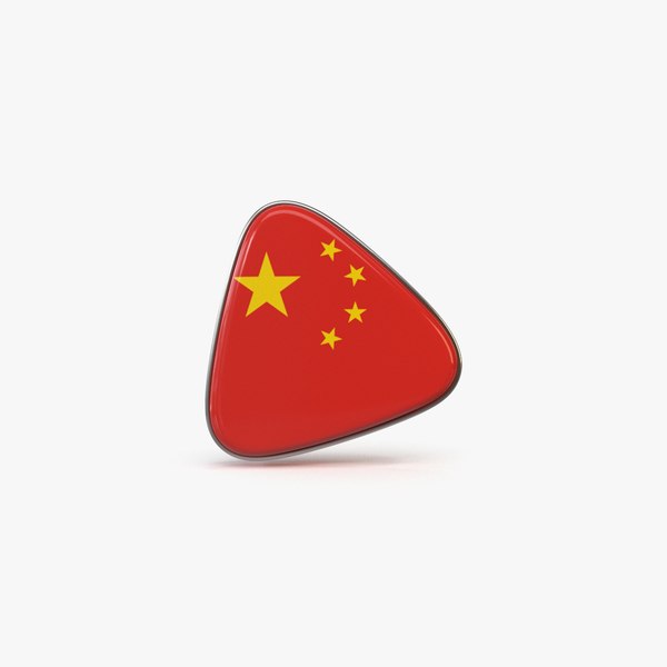 3D China Flag Icon