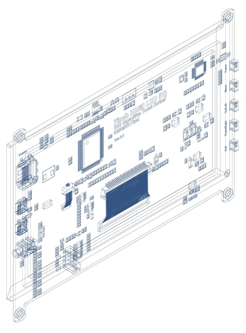 7 Inch Lcd Model - TurboSquid 1515895
