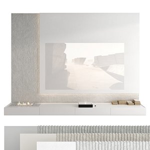 TV wall set 75 with laser projector model