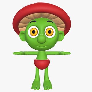 Cartoon Troll young 3D model