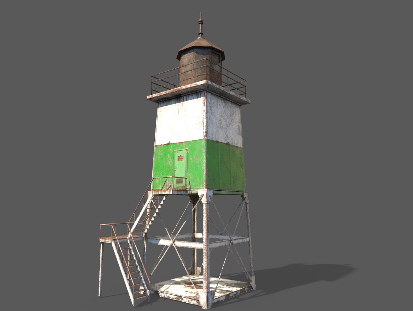 Metal lighthouse 3D model - TurboSquid 1678566