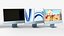 Apple IMac Blue 키보드 마우스 및 트랙패드 포함
