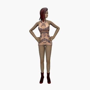 Dance Woman V3 3D model