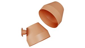 pluskouple cap wall lamp 3D model
