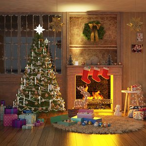 Christmas Decorations 3D model