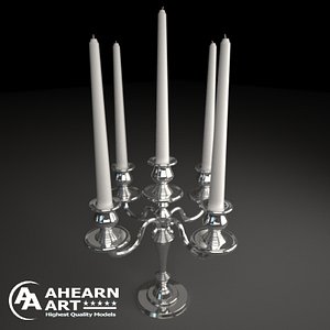 Modello 3D candele romantiche - TurboSquid 443320