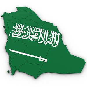 Political Map of Saudi Arabia