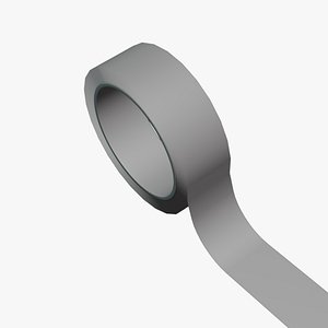 Basic Tape Roll - Geometry Only No Textures No Materials