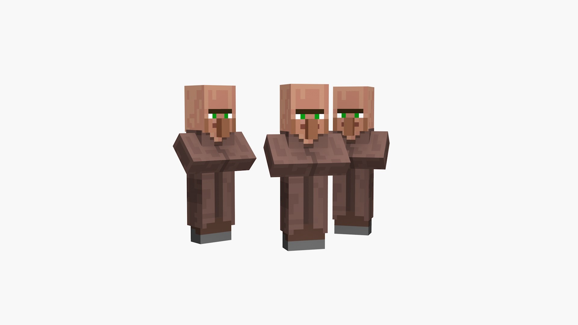 Minecraft Villager 3D - TurboSquid 1842690