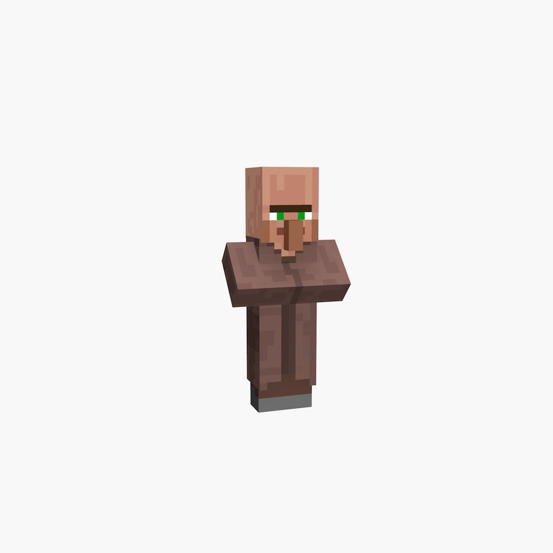 Minecraft Villager 3D - TurboSquid 1842690