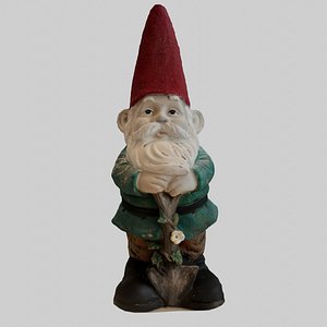 3D Garden Gnome