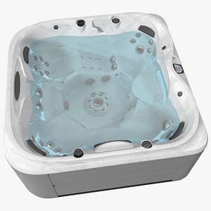Jacuzzi J475 Spa Hot Tub Platinum with Water model