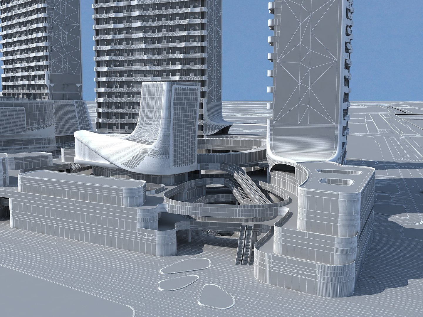 3D Cityscape 15 Model - TurboSquid 2075145