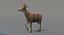 deer rigged fur 3d model