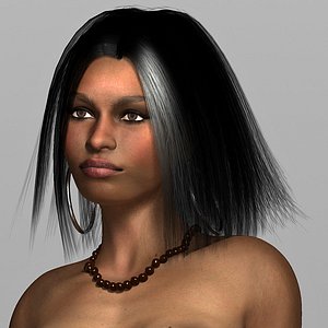 3d model berry female type body