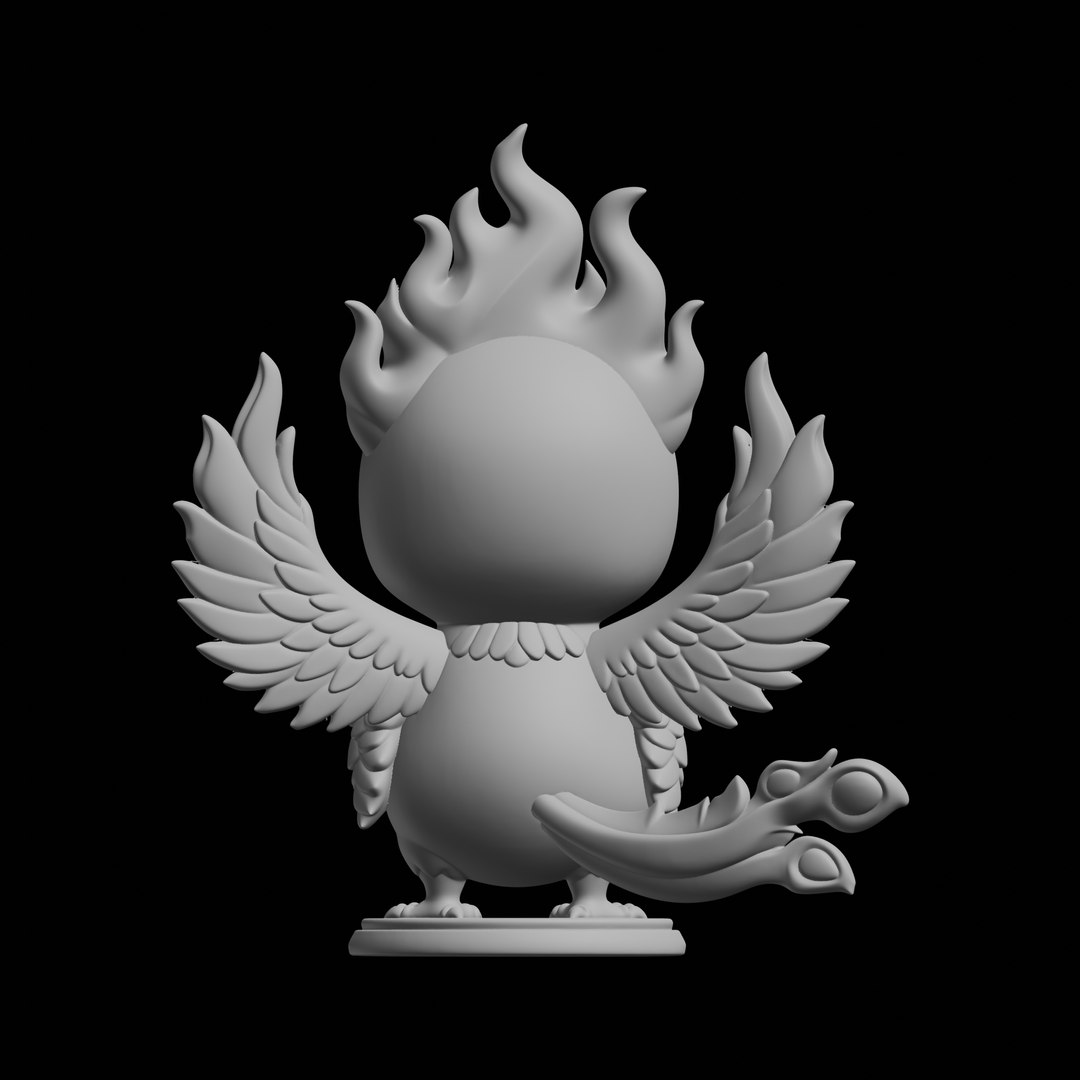 3D Phoenix Figure 3D Print Model - TurboSquid 2527574