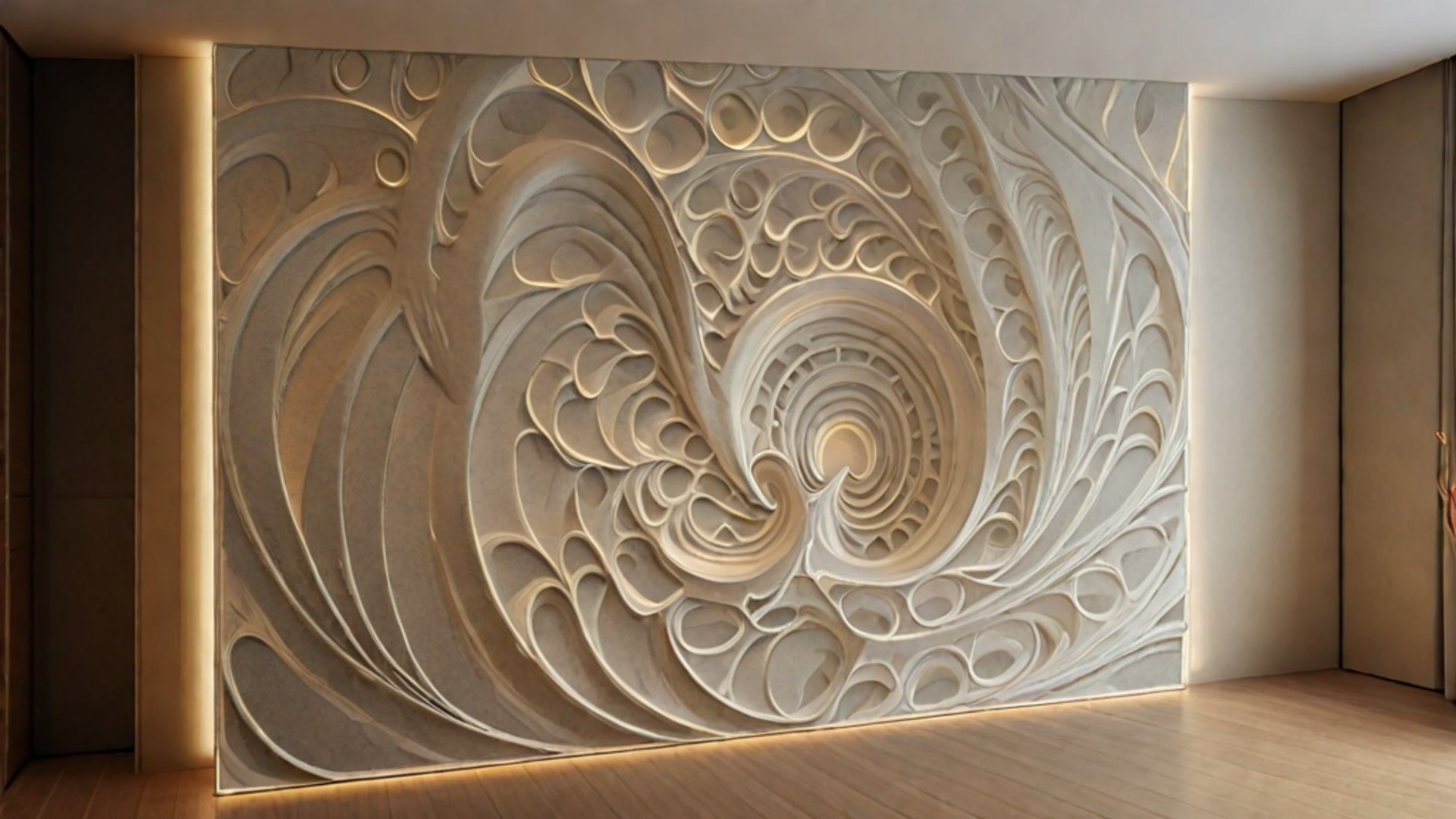 Modern Panel Wall Decor Set Relief Stl Mural CNC 191 3D Model ...