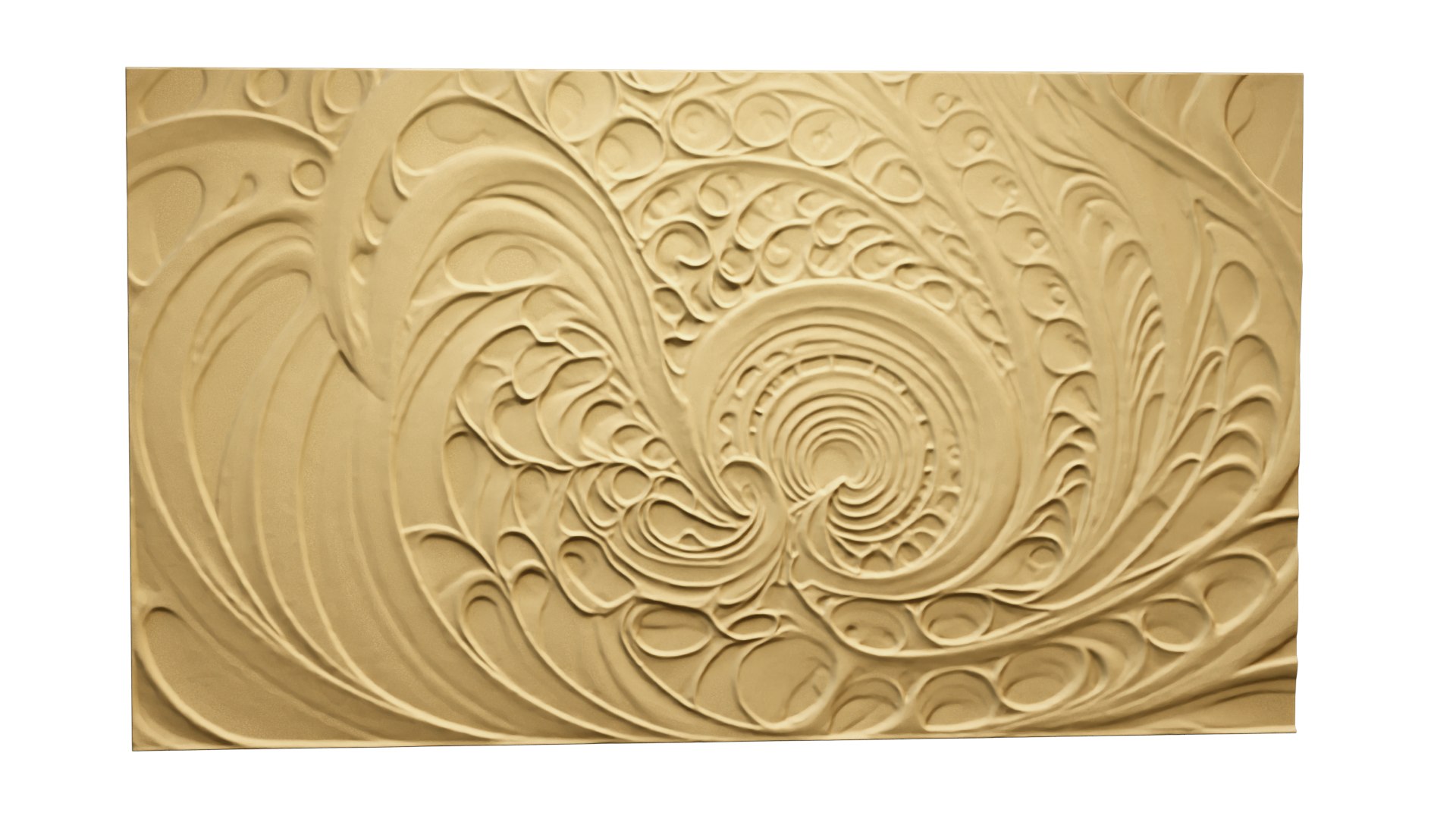 Modern Panel Wall Decor Set Relief Stl Mural CNC 191 3D Model ...