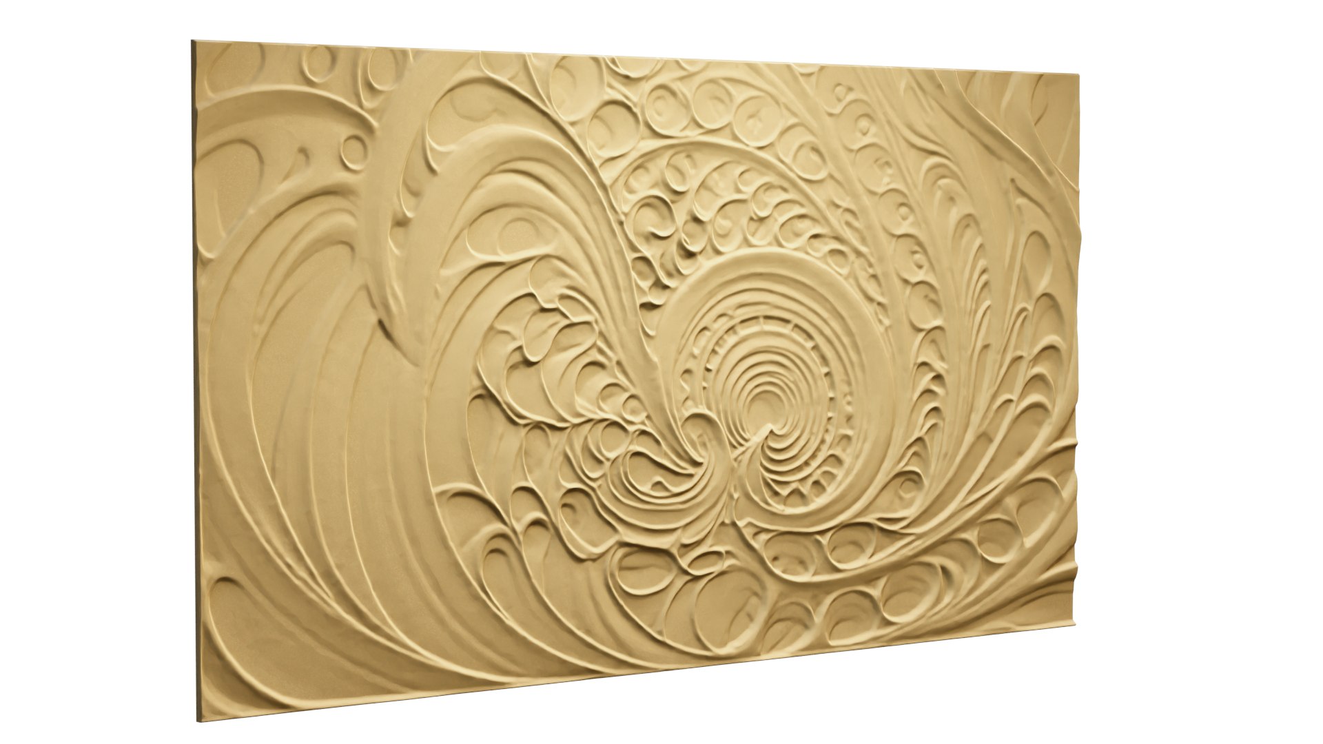 Modern Panel Wall Decor Set Relief Stl Mural CNC 191 3D Model ...