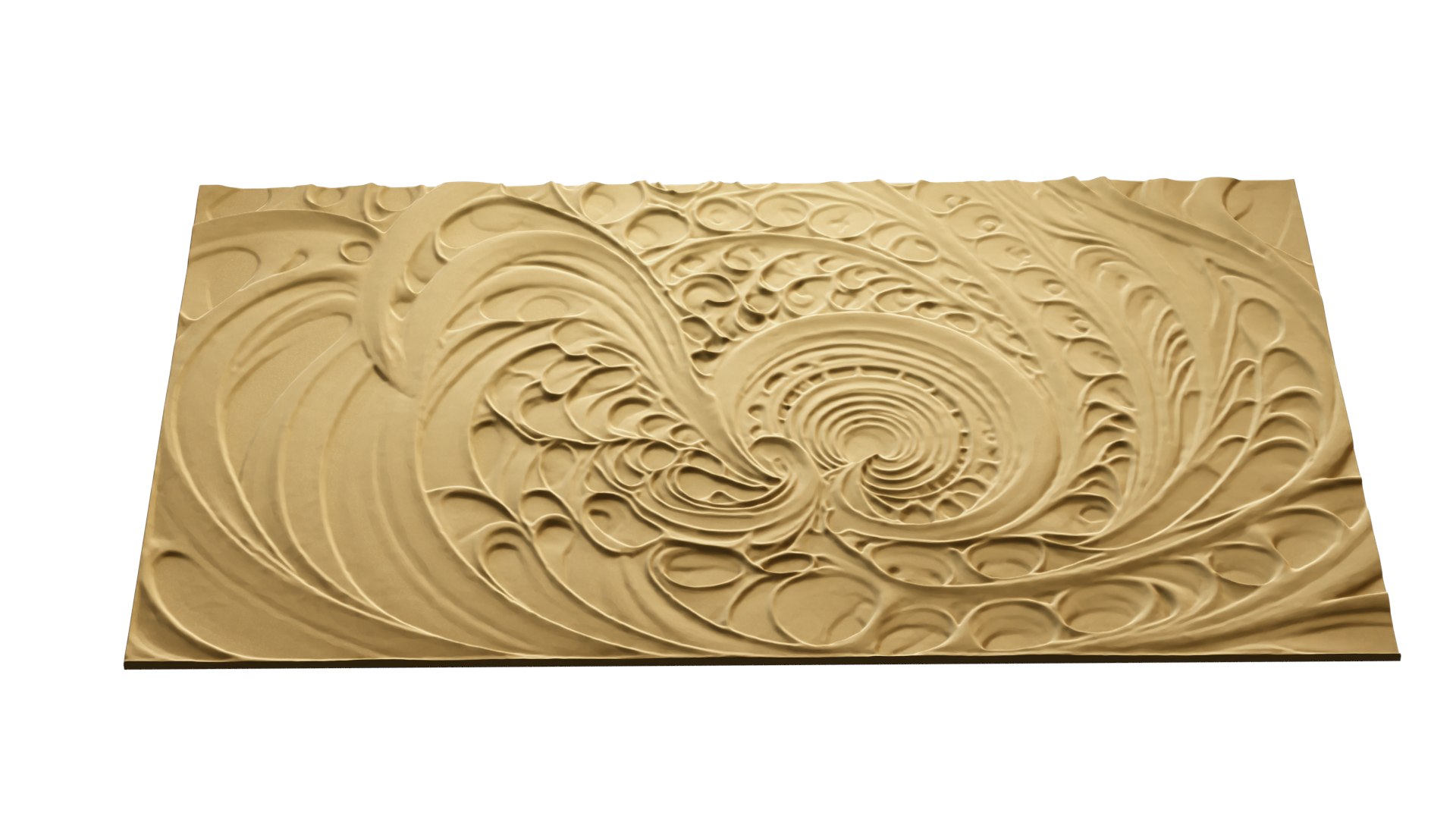 Modern Panel Wall Decor Set Relief Stl Mural CNC 191 3D Model ...