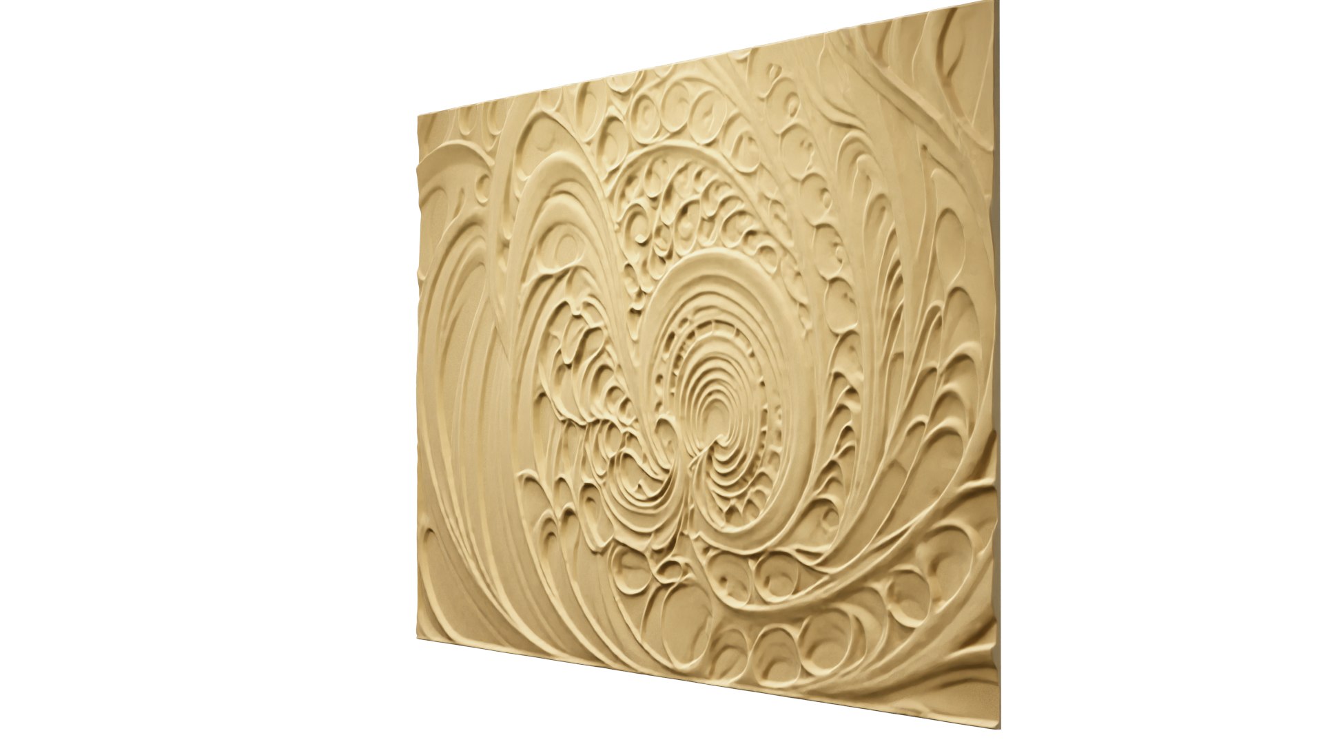 Modern Panel Wall Decor Set Relief Stl Mural CNC 191 3D Model ...