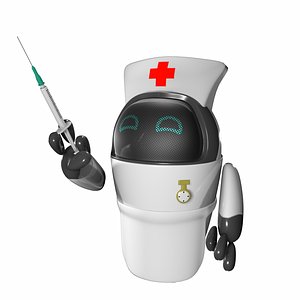 robots nurse drone 3D model