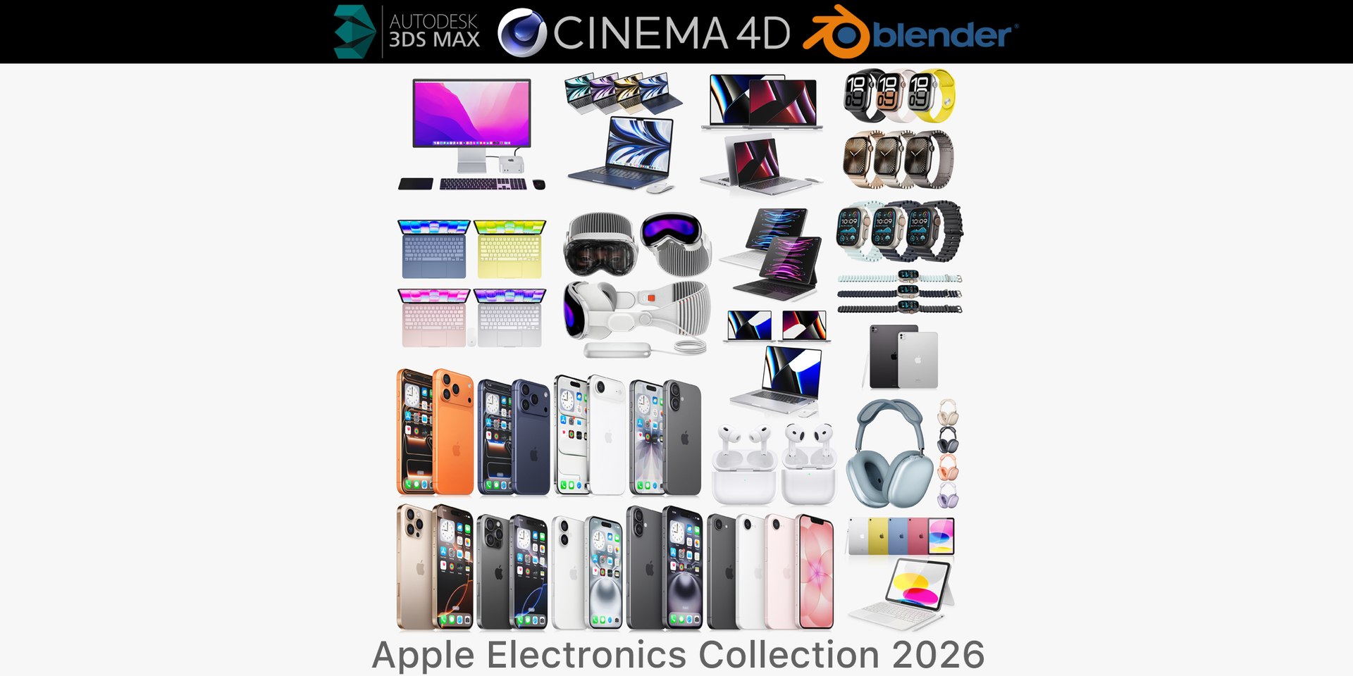 Apple Electronics Collection 2026 v2 3D model https://p.turbosquid.com/ts-thumb/ui/zDh3Qe/aW/1maincgv2/jpg/1777222790/1920x1080/fit_q87/81b609684c89b5f63098e92c18c983d454ac888d/1maincgv2.jpg