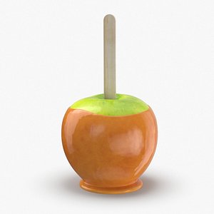 caramel-apples---green 3D model