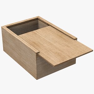 Wooden Game Box 3D model