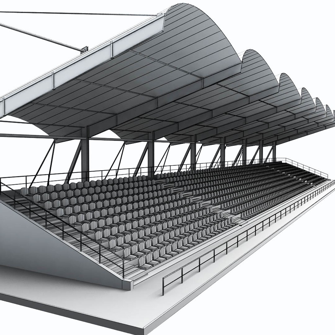3d Pack Stadium Seating Tribunes