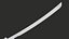 Sci-Fi Katana PBR 3D model