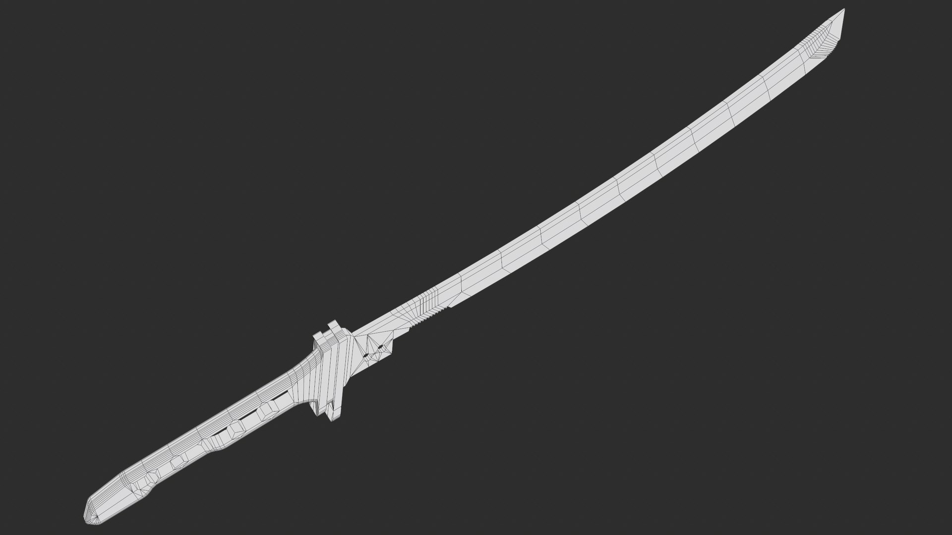 Sci-Fi Katana PBR 3D Model - TurboSquid 1995836