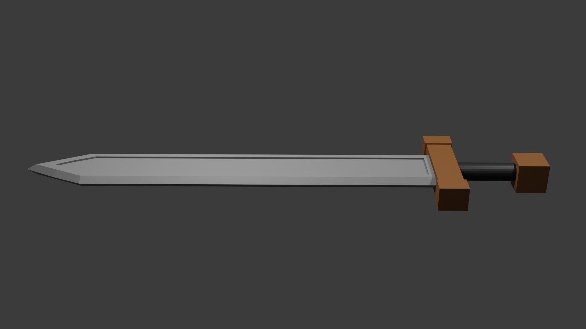 Low Poly Sword 11 Model - TurboSquid 2407033